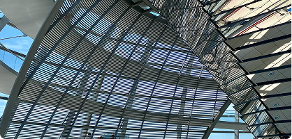 Berlin – the glass dome of the Reichstag