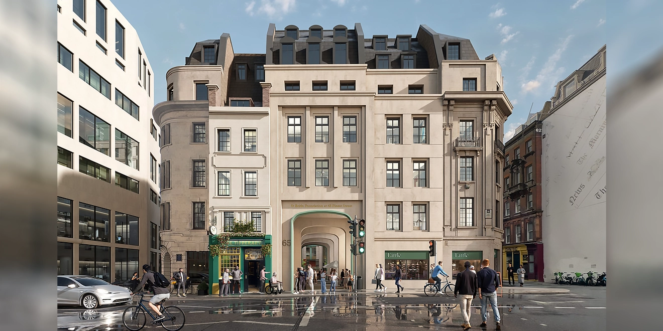 CGI of the redeveloped 65 Fleet Street